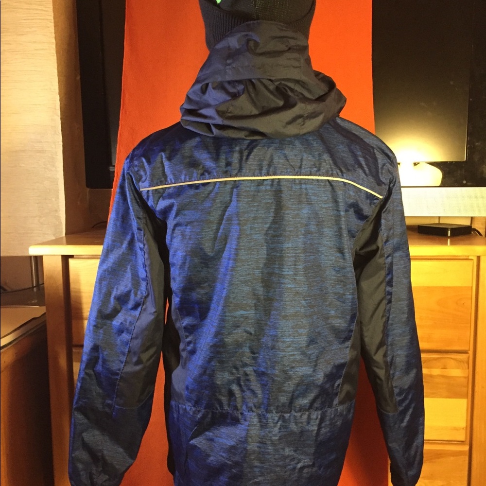 Champion Waterproof Juniors Jacket,Navy&Black12-14 - Picture 4 of 8
